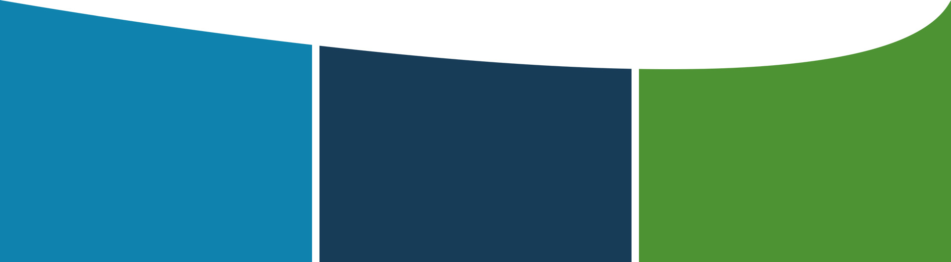 The image displays a stylized graphic with blocks of color arranged in a pattern that resembles a three-dimensional structure, predominantly featuring shades of blue and white, against a light gray background.